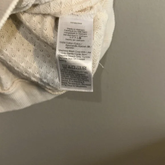 Madewell Women’s Collared Pointelle Sweater Tee - Picture 6 of 8